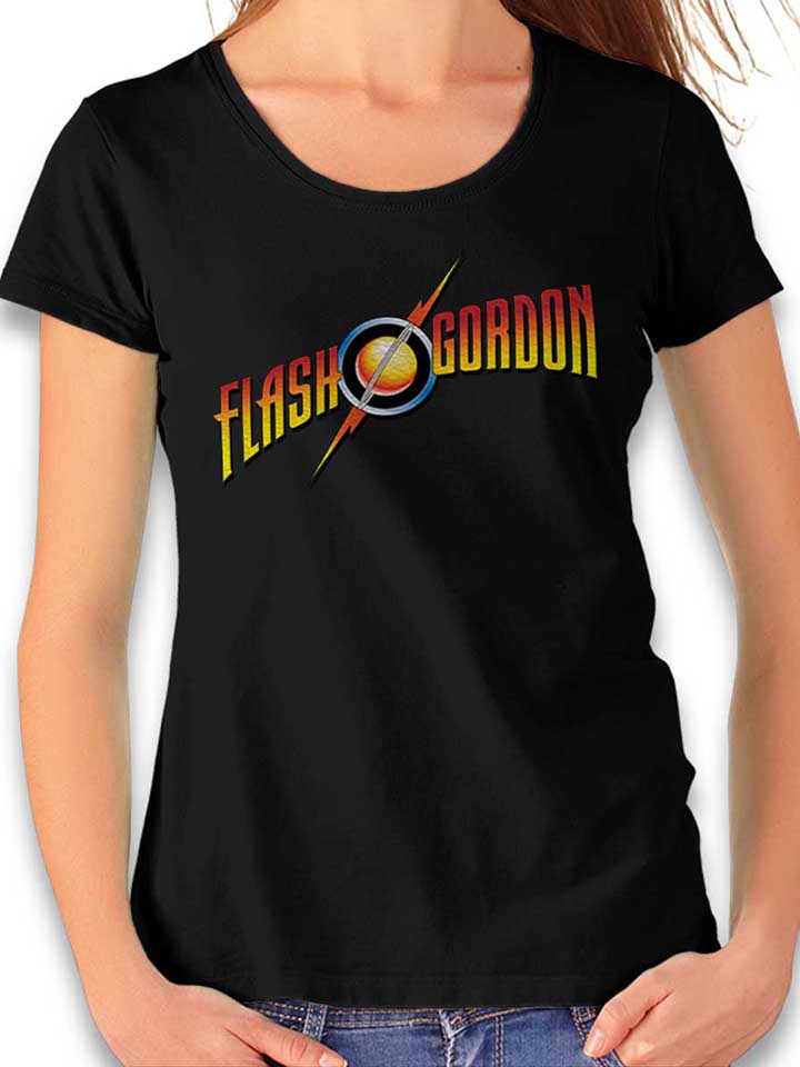 Flash Gordon Damen T-Shirt schwarz L