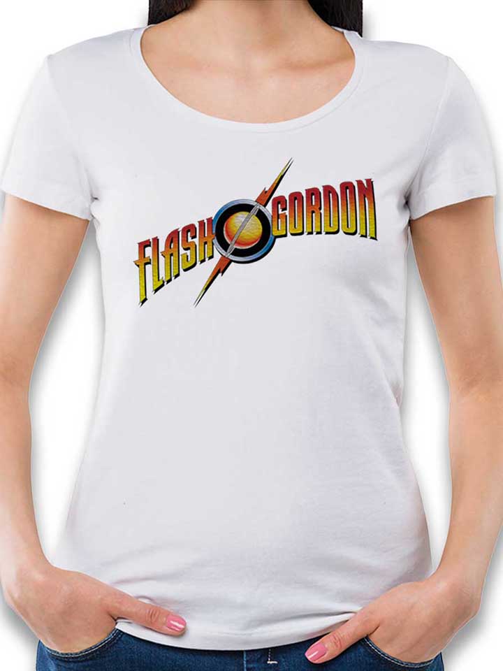 Flash Gordon Damen T-Shirt weiss L
