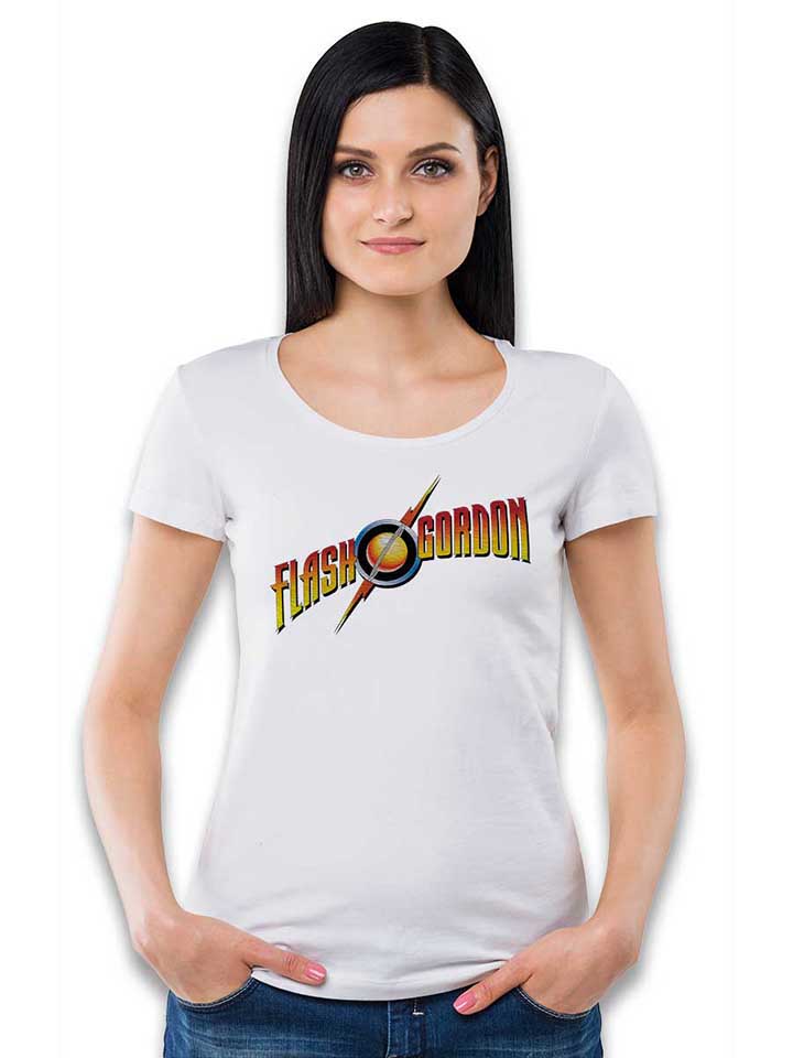 flash-gordon-damen-t-shirt weiss 2
