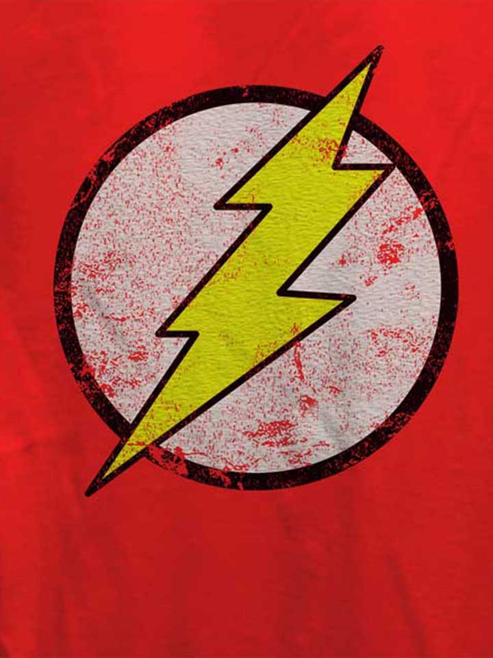 flash-logo-vintage-damen-t-shirt rot 4
