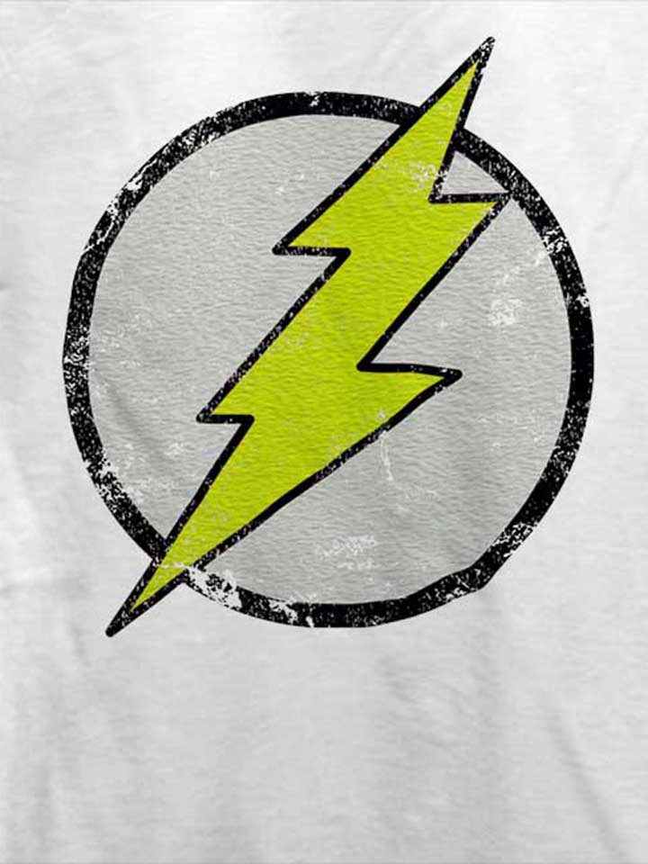flash-logo-vintage-t-shirt weiss 4