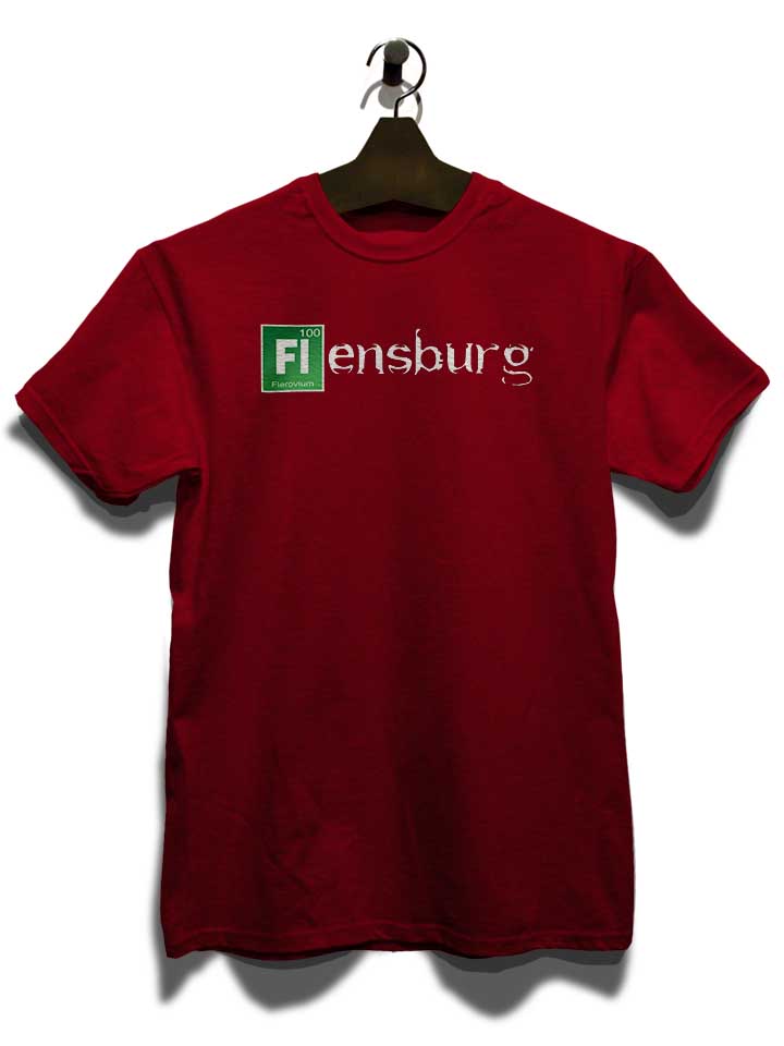 flensburg-t-shirt bordeaux 3