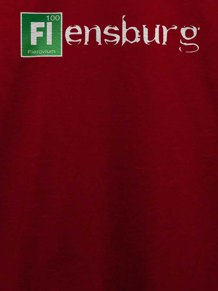 flensburg-t-shirt bordeaux 4
