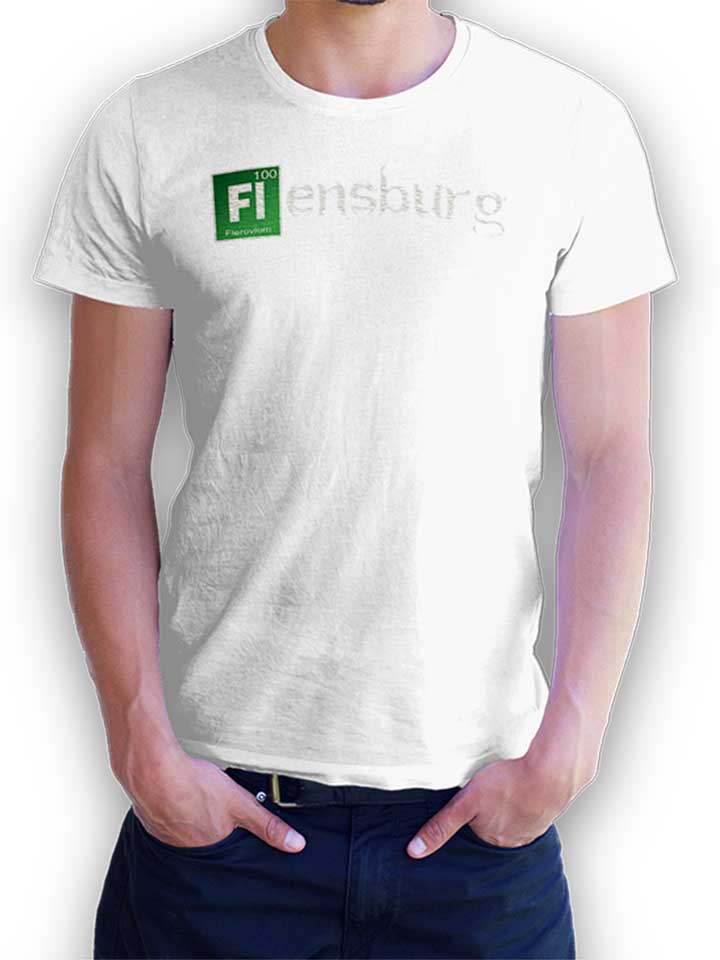 Flensburg T-Shirt weiss L