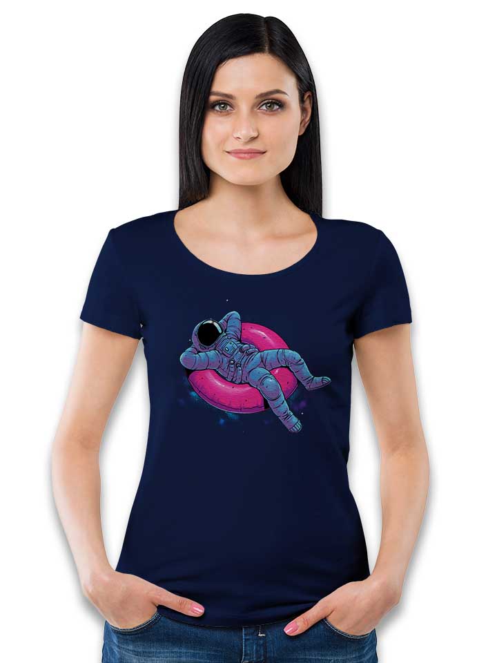 floating-dream-astronaut-damen-t-shirt dunkelblau 2