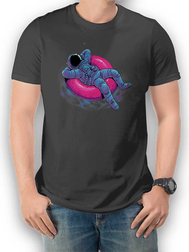 Floating Dream Astronaut Camiseta gris-oscuro L
