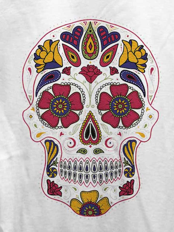 flower-skull-damen-t-shirt weiss 4