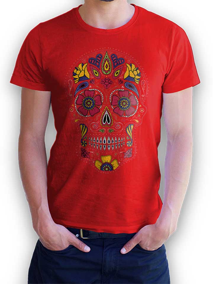 flower-skull-t-shirt rot 1