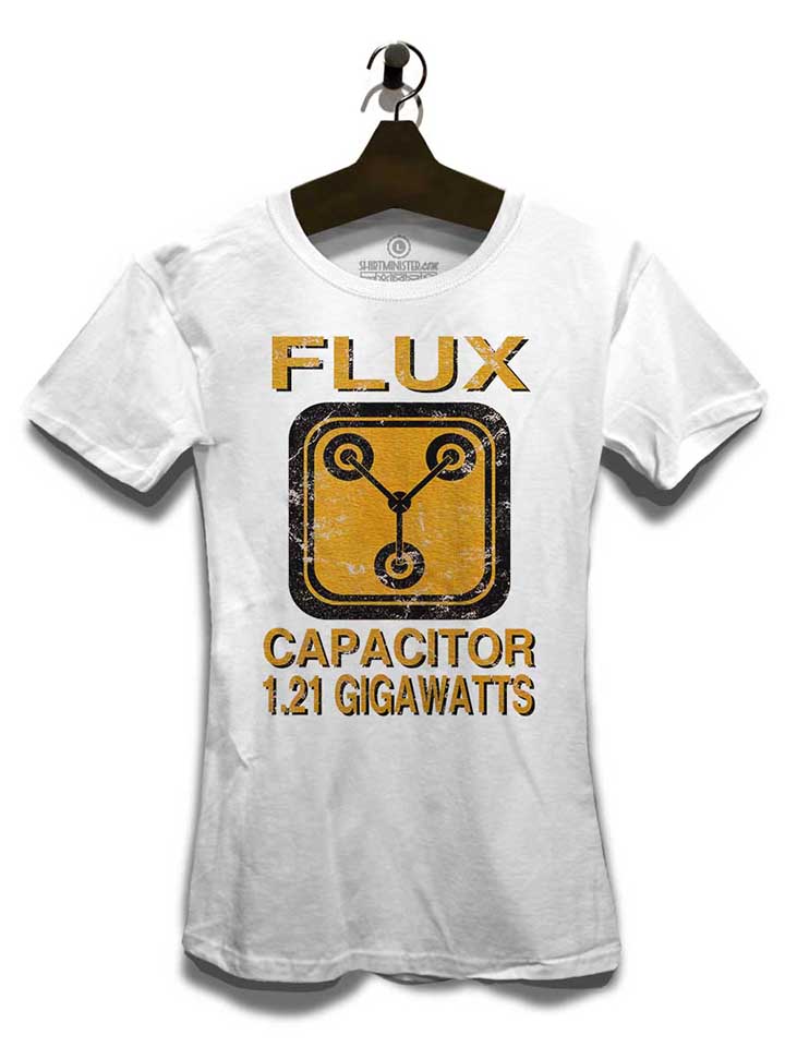 flux-capacitor-back-to-the-future-damen-t-shirt weiss 3