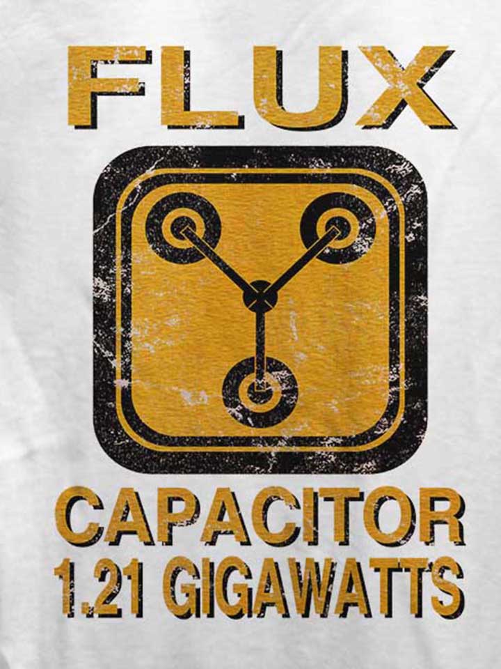 flux-capacitor-back-to-the-future-damen-t-shirt weiss 4