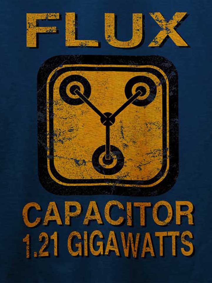 flux-capacitor-back-to-the-future-t-shirt dunkelblau 4