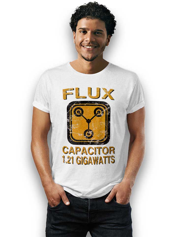 flux-capacitor-back-to-the-future-t-shirt weiss 2