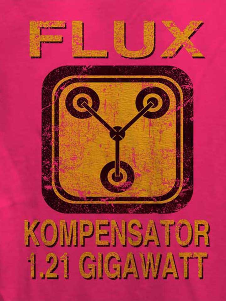 flux-kompensator-zurueck-in-die-zukunft-damen-t-shirt fuchsia 4