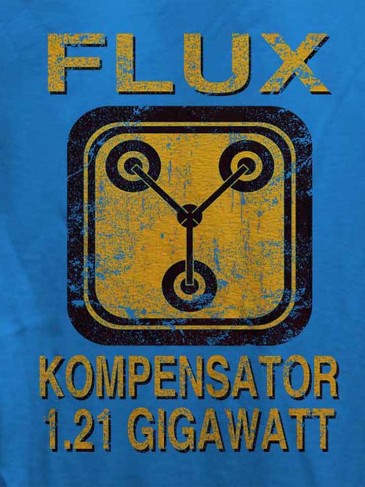 flux-kompensator-zurueck-in-die-zukunft-damen-t-shirt royal 4