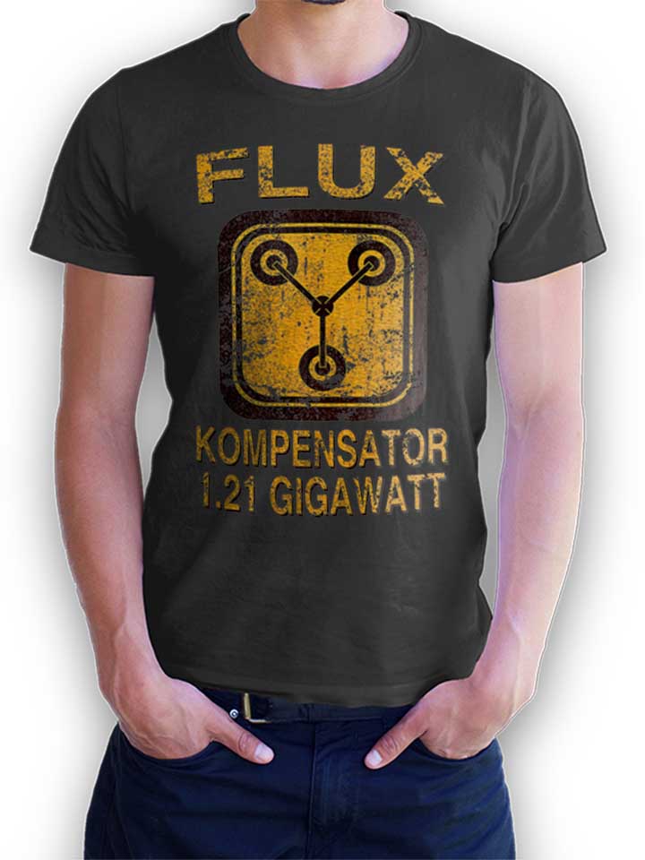 Flux Kompensator Zurueck In Die Zukunft T-Shirt gris-foncé L