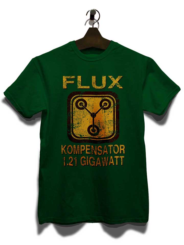 flux-kompensator-zurueck-in-die-zukunft-t-shirt dunkelgruen 3