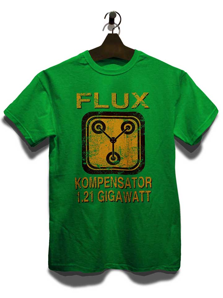 flux-kompensator-zurueck-in-die-zukunft-t-shirt gruen 3
