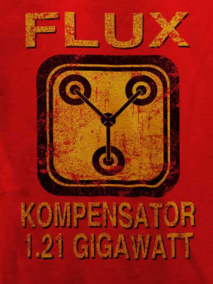 flux-kompensator-zurueck-in-die-zukunft-t-shirt rot 4