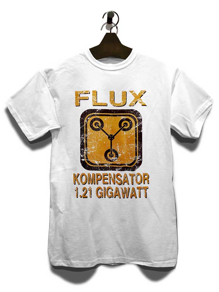 flux-kompensator-zurueck-in-die-zukunft-t-shirt weiss 3
