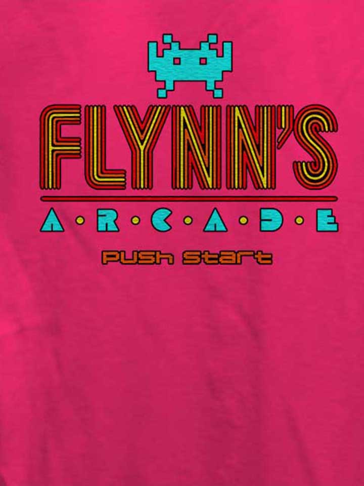 flynns-arcade-damen-t-shirt fuchsia 4