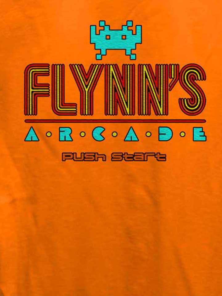 flynns-arcade-damen-t-shirt orange 4