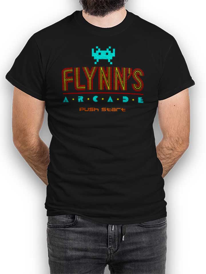 Flynns Arcade T-Shirt schwarz L