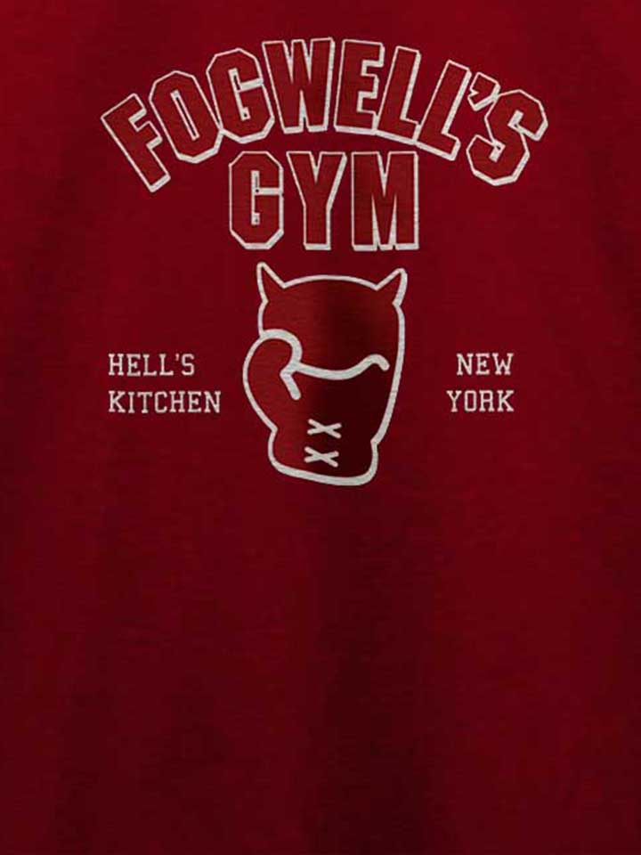 fogwells-gym-t-shirt bordeaux 4