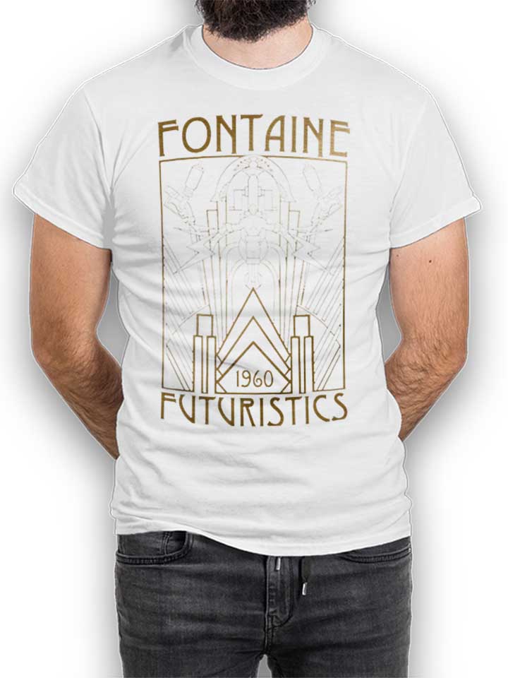 Fontaine Futuristics T-Shirt bianco L
