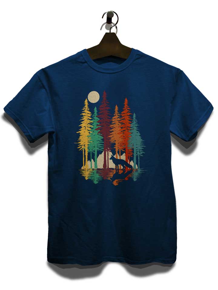 forest-fox-t-shirt dunkelblau 3