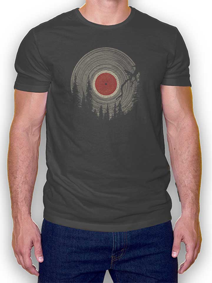 Forest Vinyl T-Shirt grigio-scuro L