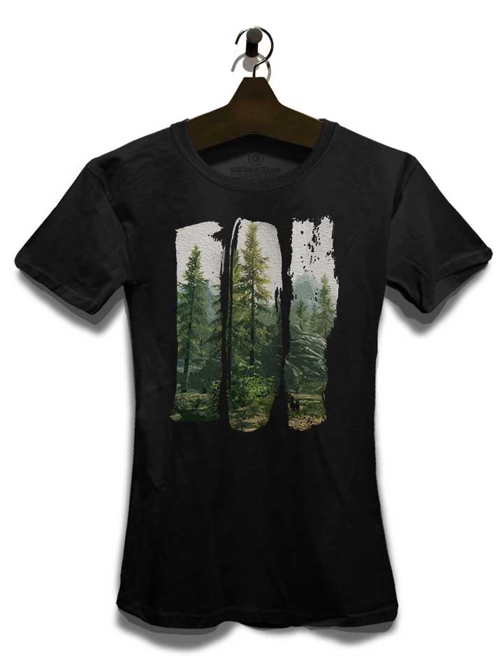 forest-damen-t-shirt schwarz 3