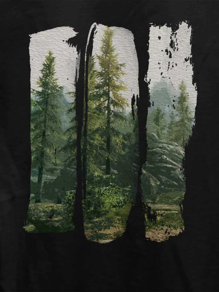 forest-damen-t-shirt schwarz 4