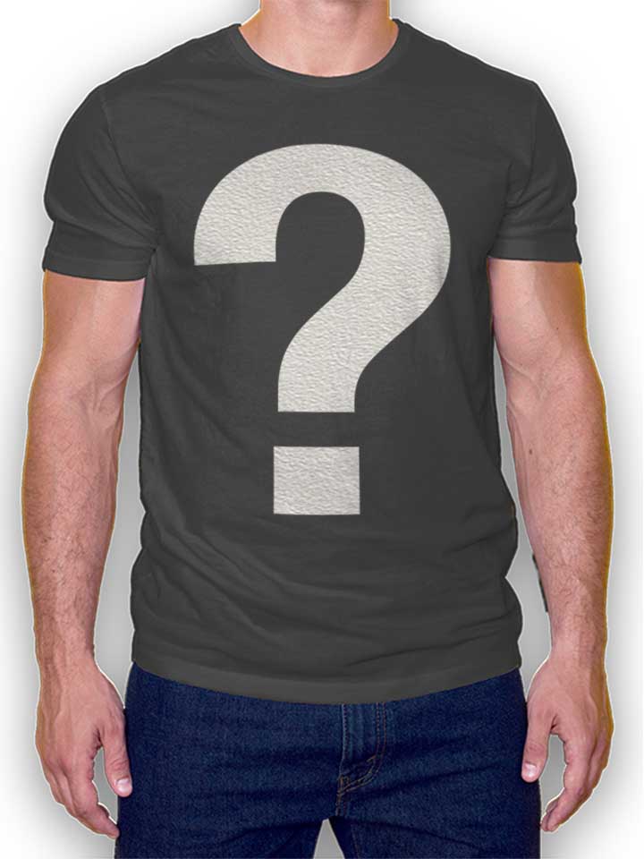 Fragezeichen T-Shirt dark-gray L