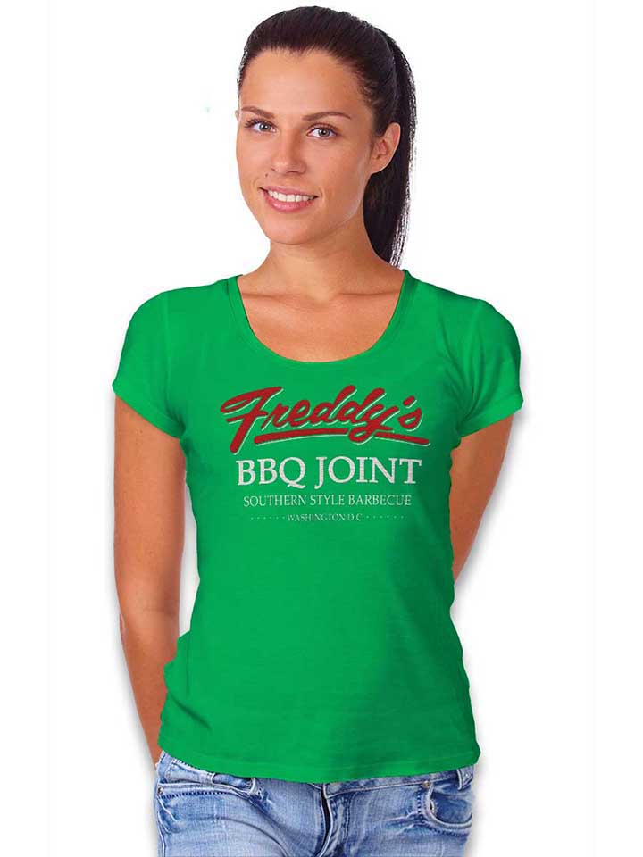 freddys-bbq-joint-damen-t-shirt gruen 2
