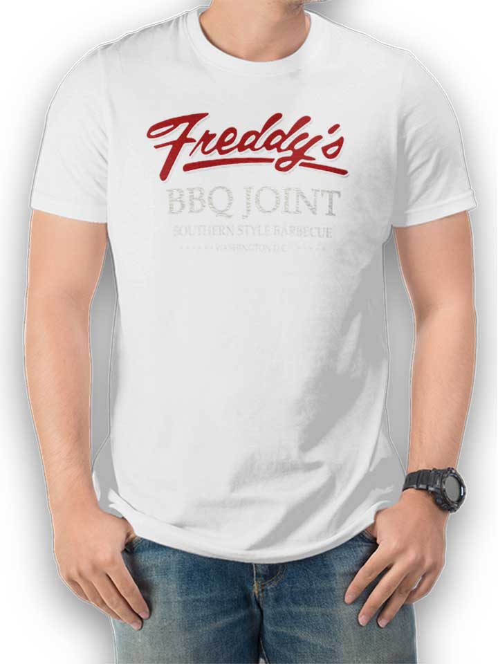 Freddys Bbq Joint T-Shirt weiss L