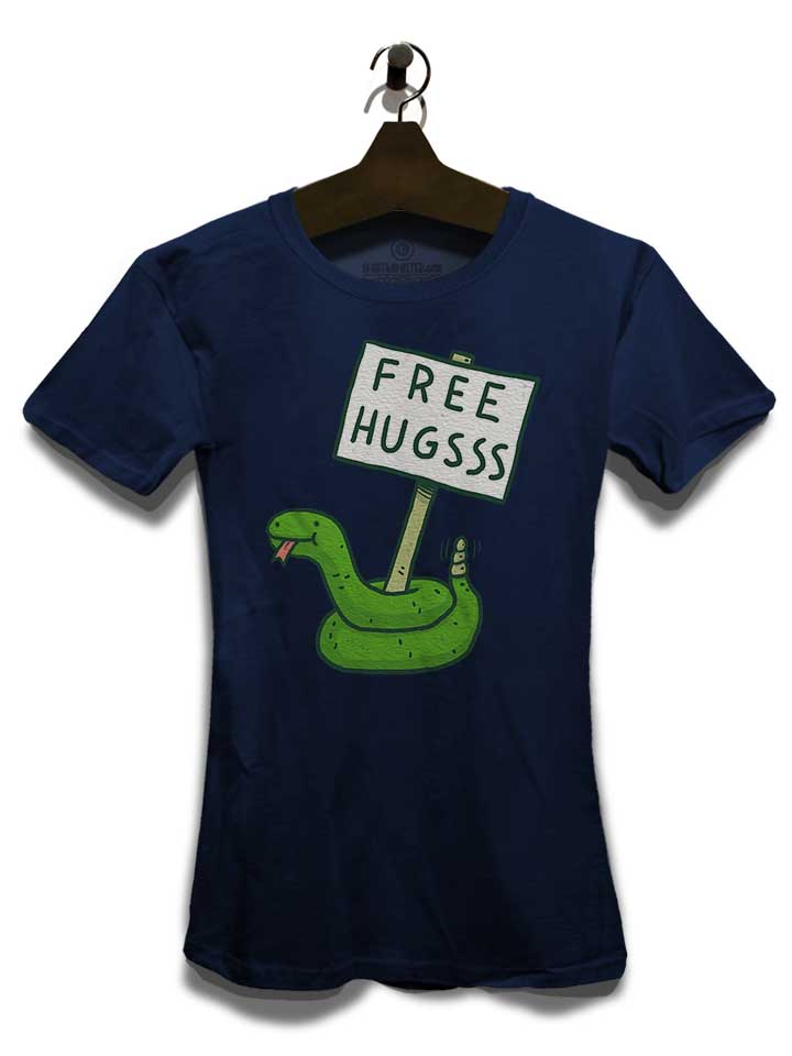 free-hugs-02-damen-t-shirt dunkelblau 3