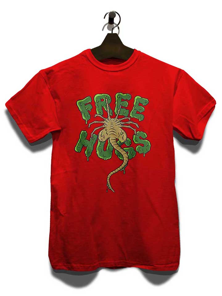 free-hugs-alien-xenomorph-t-shirt rot 3