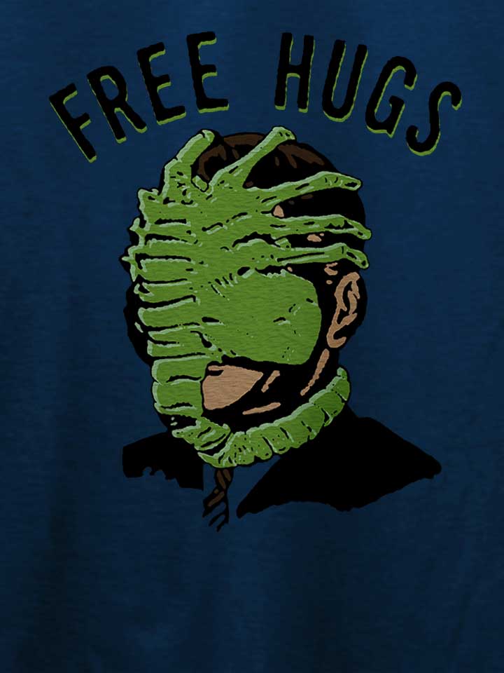 free-hugs-alien-t-shirt dunkelblau 4