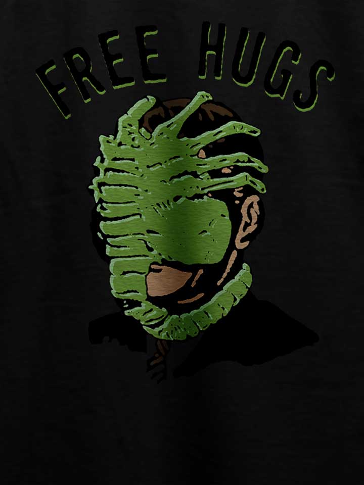 free-hugs-alien-t-shirt schwarz 4