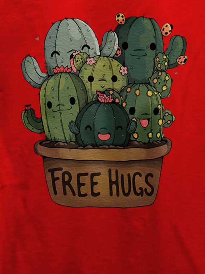 free-hugs-kakteen-blumentopf-t-shirt rot 4