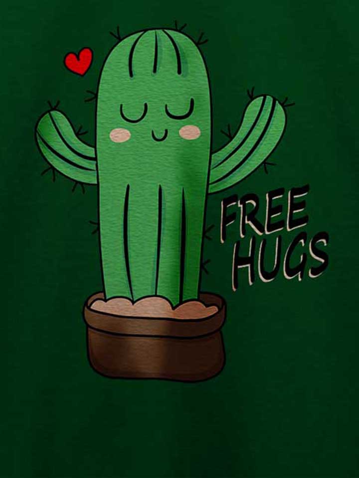free-hugs-kaktus-t-shirt dunkelgruen 4