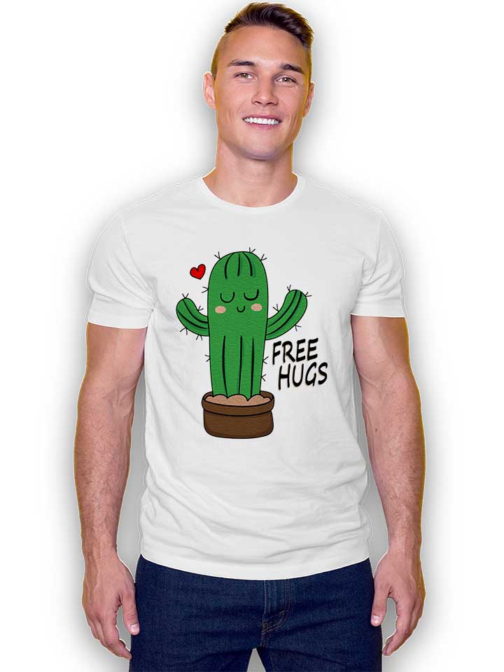 free-hugs-kaktus-t-shirt weiss 2
