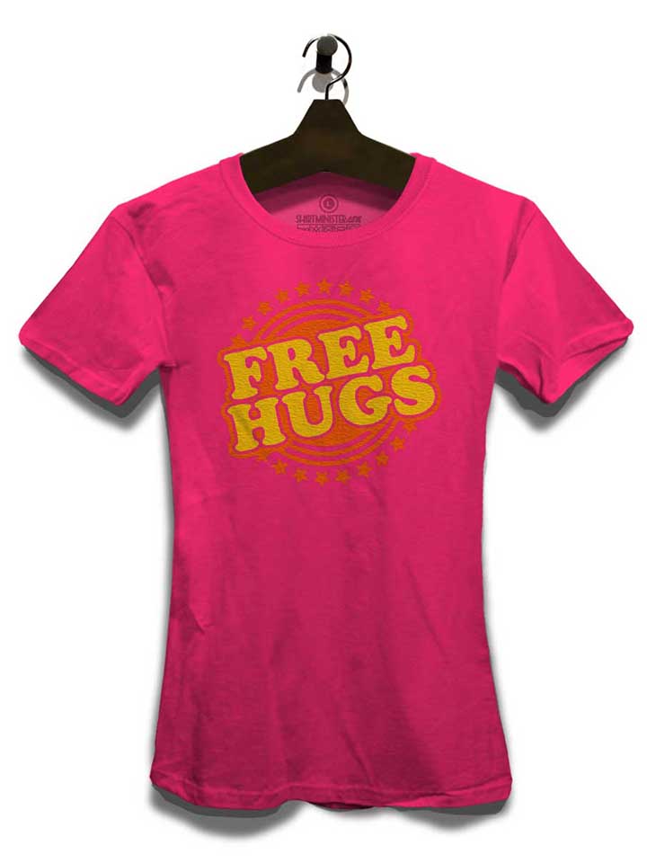free-hugs-damen-t-shirt fuchsia 3
