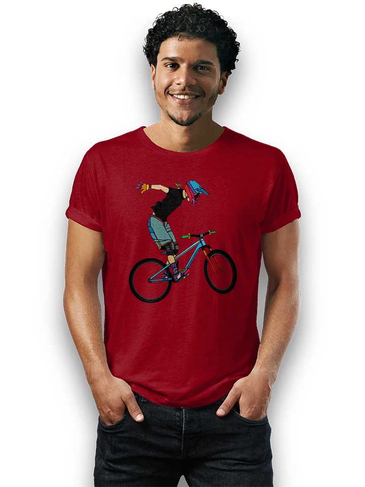 freeride-bike-t-shirt bordeaux 2
