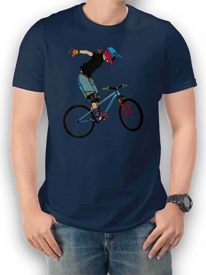 freeride-bike-t-shirt dunkelblau 1