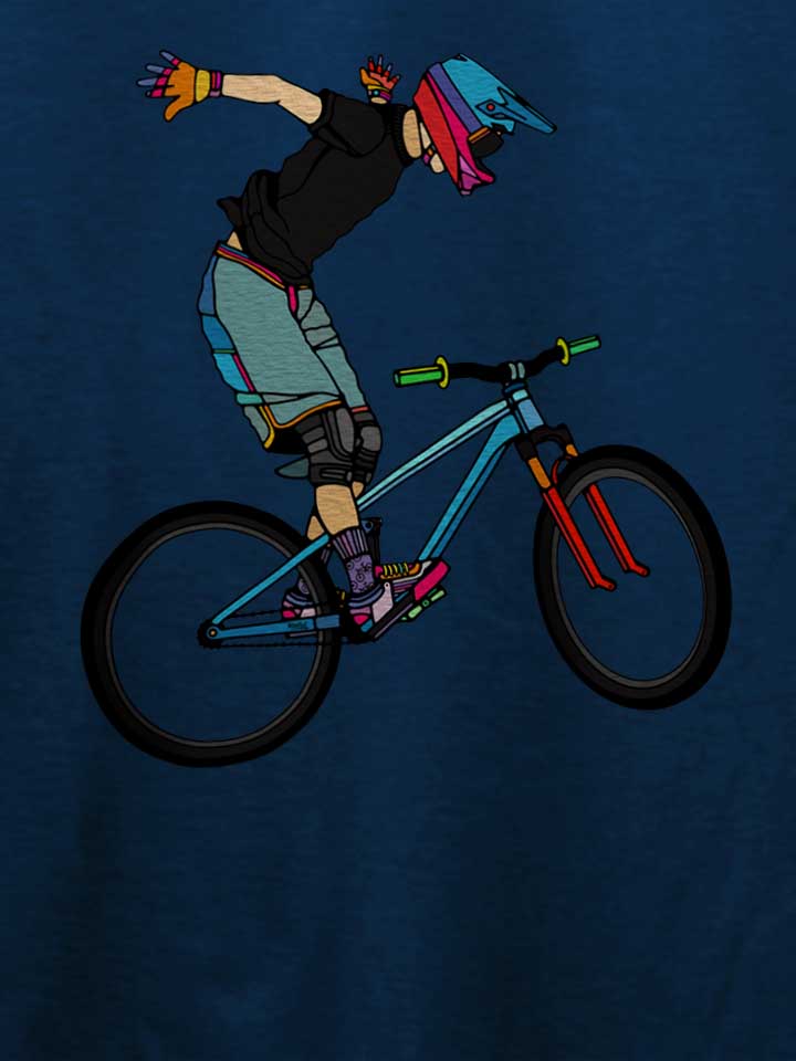 freeride-bike-t-shirt dunkelblau 4