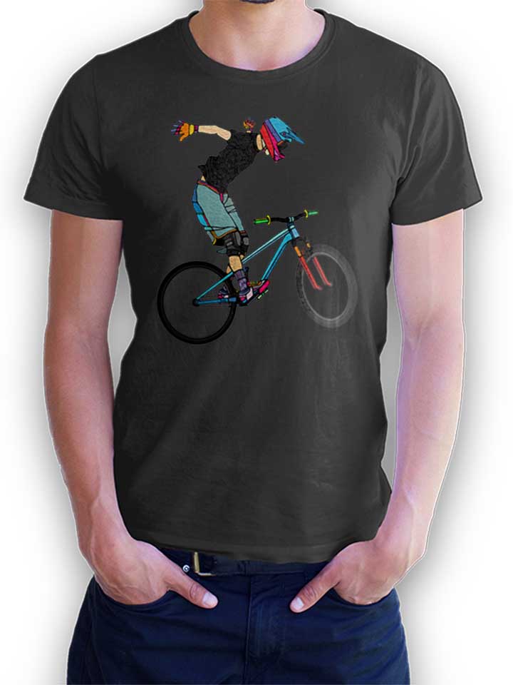 Freeride Bike T-Shirt grigio-scuro L