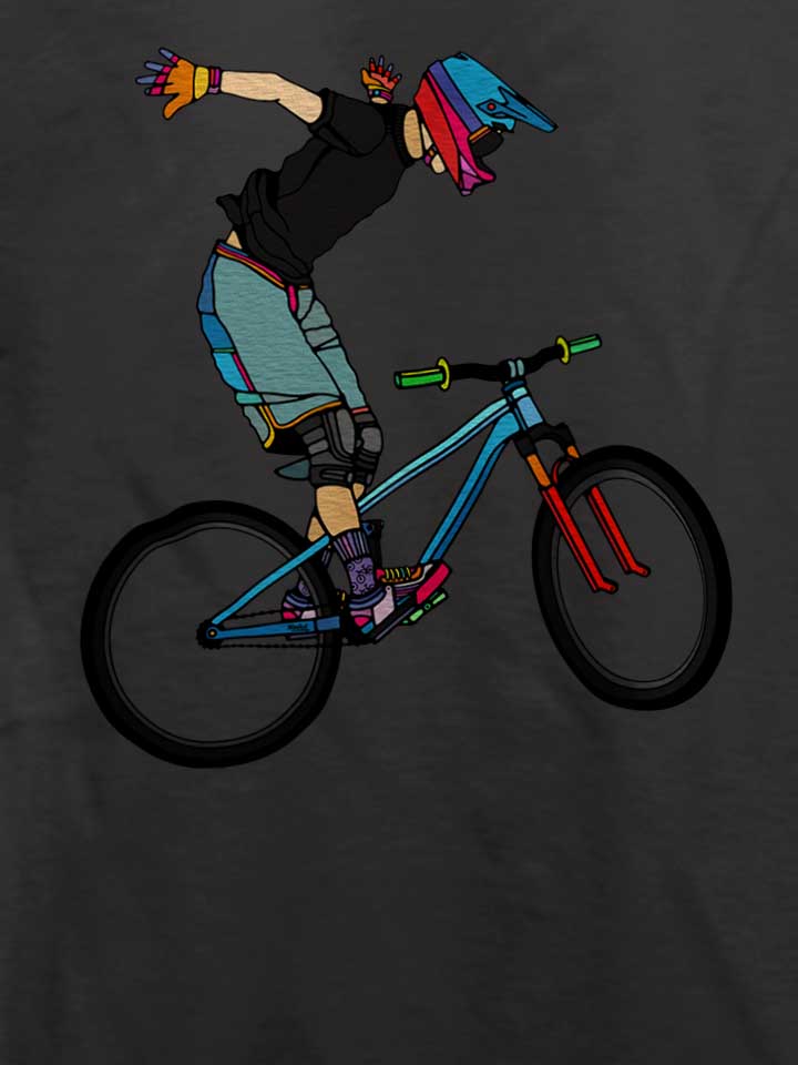freeride-bike-t-shirt dunkelgrau 4