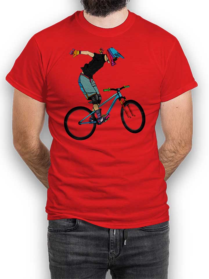 Freeride Bike Camiseta rojo L