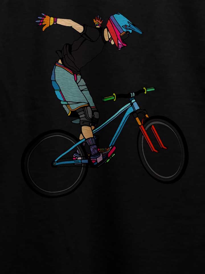 freeride-bike-t-shirt schwarz 4